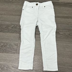 JCrew Crewcuts Girls White Everyday Jeans - size 4